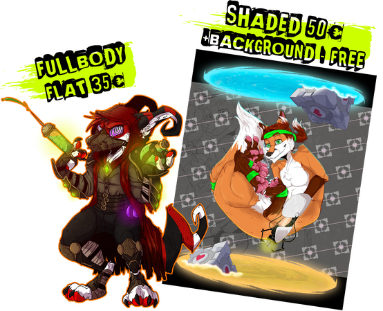 FullBoday falt 30€ and Shaded 50€