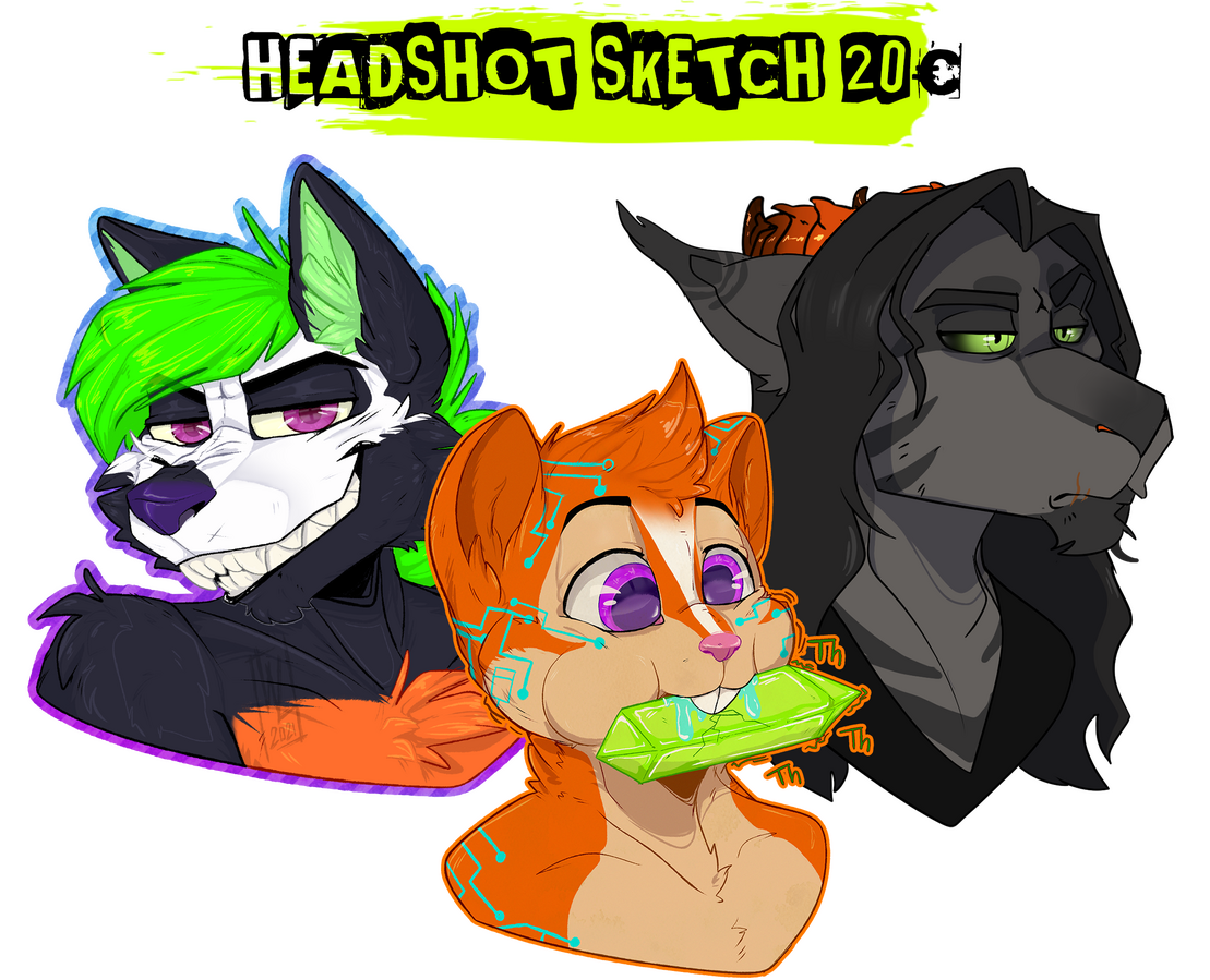 Headshot Sketch 30€