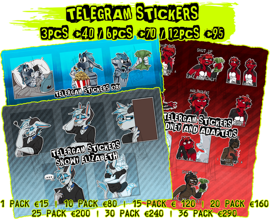UPDATED PRICES Telegram Stickers