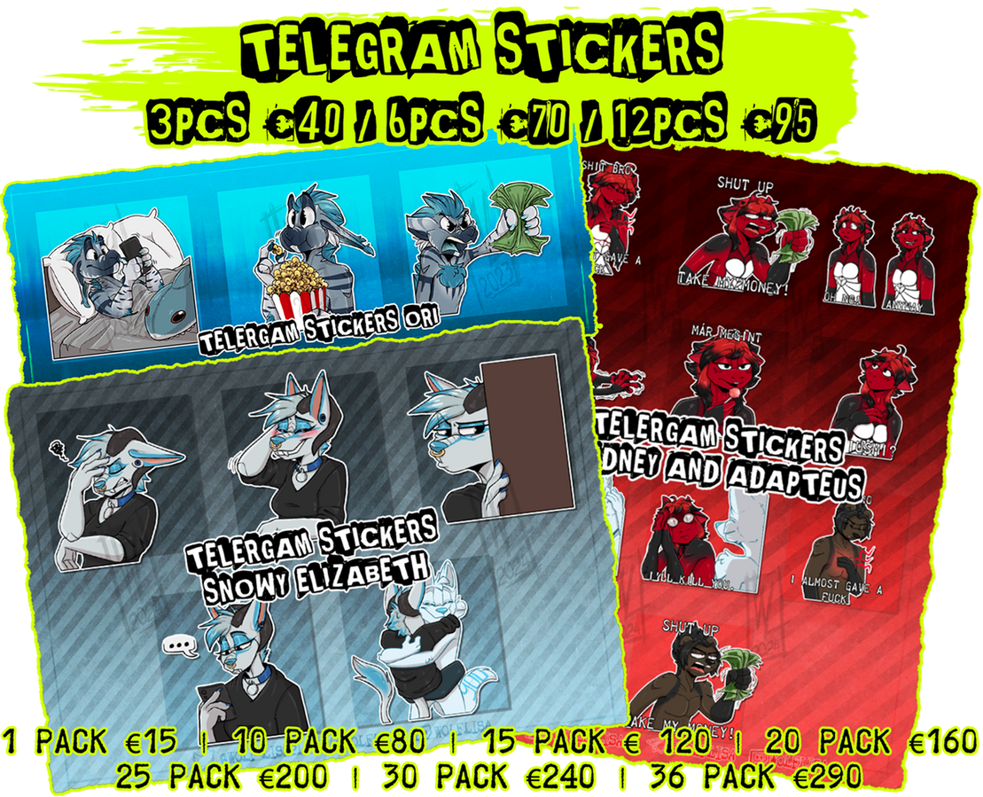 UPDATED PRICES Telegram Stickers