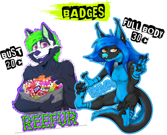 Badges 20€ - 30€